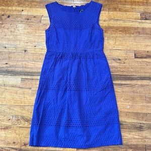 Jcrew Purple Eyelet Lace Dress- Lucille size 6